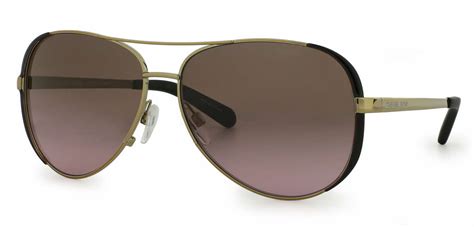 michael kors aviator shaped sunglasses femme métal 59 doré|michael kors chelsea sunglasses mk5004.